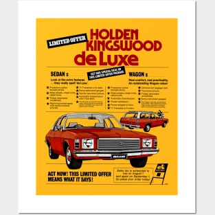 1975 HOLDEN KINGSWOOD - advert Posters and Art